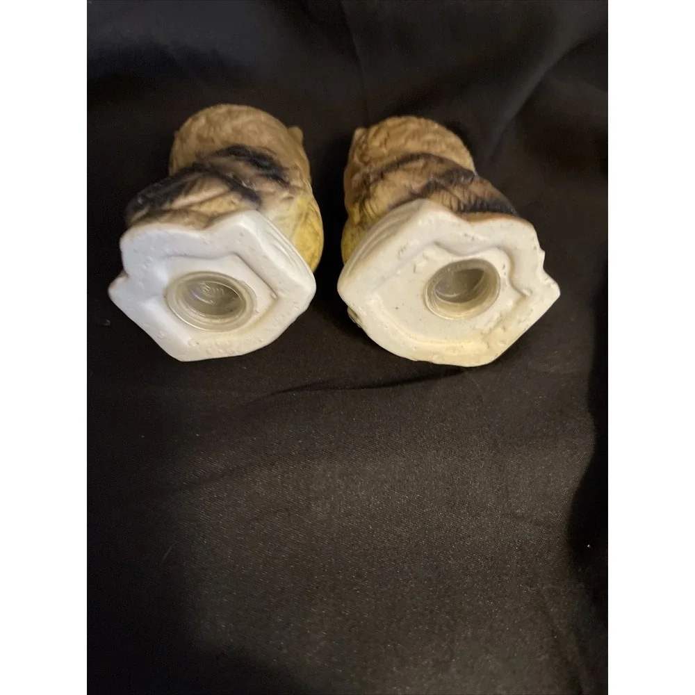 Vintage‎ Owl Salt & Pepper Shakers Ceramic